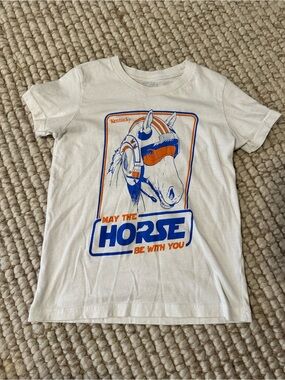 White Kids 'May The Horse Be With You' Graphic Tee